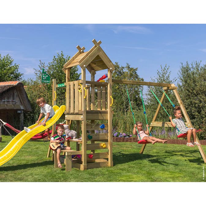 Lektorn Jungle Gym Teepee Gungmodul & Rutschkana