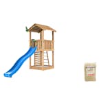 Lektorn Jungle Gym Cottage 2.1 Blå Rutschkana & Sand