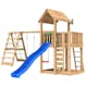 Lektorn Jungle Gym Mansion 2.1 Klättermodul Blå Rutschkana