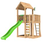 Lektorn Jungle Gym Mansion 2.1 Grön Rutschkana & Sand