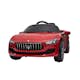 Elbil Nordic Play Maserati Ghibli 12V i Röd med LED-Ljus för Barn