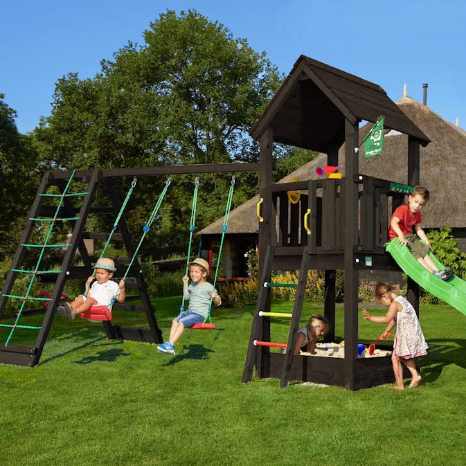Lektorn Jungle Gym Club Komplett Inkl Climb Module Xtra och Rutschkana