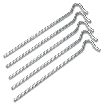 Tältpinne Briv Metall Kraftig 23 cm 6 mm 5-Pack
