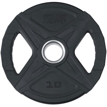 Viktskiva Master Fitness Nero Rubber