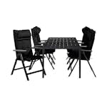 Matgrupp Comfort Garden Tunis Matgrupp Utomhus 90x205 med 6 Monaco Light Stol m Dyna