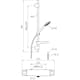 Duschset FM Mattsson 9000XE 160 cc med Blandare