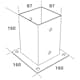 Stolpplatta FAST PSP 71x71