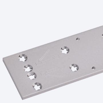Monteringsplatta DormaKaba 7380 Silver F TS 73