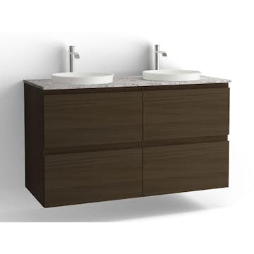 Tvättställsskåp Vedum Flow 1200 Dubbel med 4 Lådor