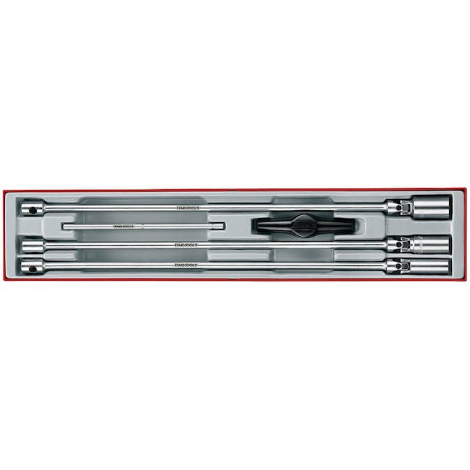 Tändstiftshylssats 5 delar med 3/8 tum fäste Teng Tools TTXTB05