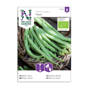 Frö Brytböna Nelson Garden Maxi Organic