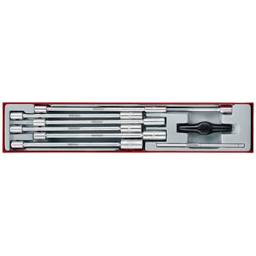 Hylssats 9 delars med 3/8 fäste och T-handtag Teng Tools TTXTB09