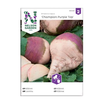 Frö Kålrot Nelson Garden Champion Purple Top