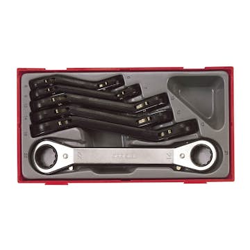 Ringspärrnyckelsats 6 delar Teng Tools TTRORS