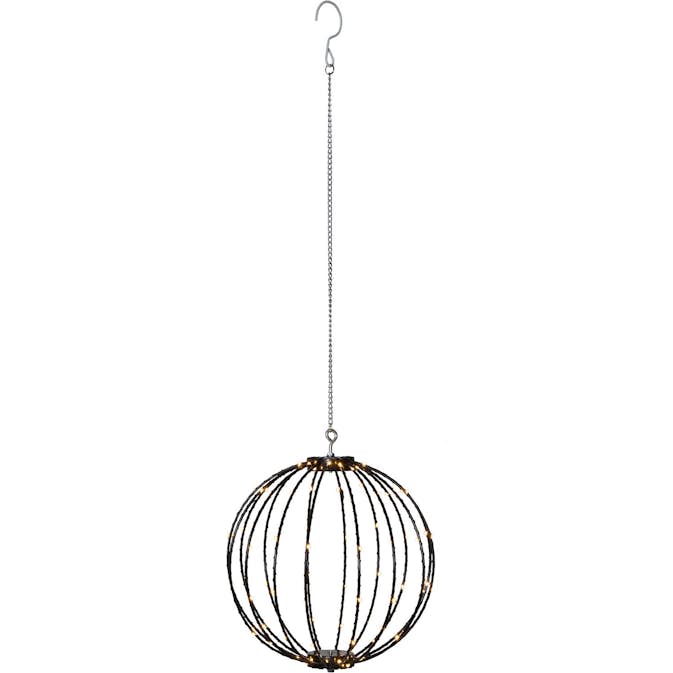 Hängande Dekoration Star Trading Klot Mounty Svart