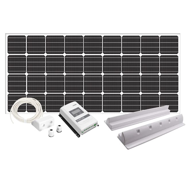 Solcellspaket Sunwind Caravan 200W MPPT, spoiler