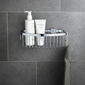 Duschkorg Miller Badrum Classic D-formad Limbar