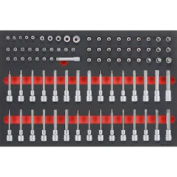 Hylsbitssats 85 delar Teng Tools TTESK85