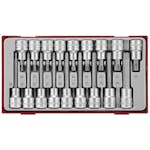 Hylsbitssats 18 delar för TX-spår, 1/2 tum fyrkantsfäste Teng Tools TTTX18