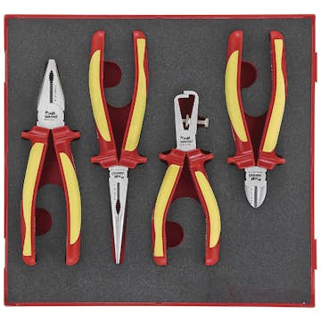 Tångsats 4 delar för 1000 volt Teng Tools TEDV440