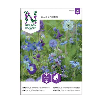 Frö Sommarblommor Nelson Garden Blå Mix