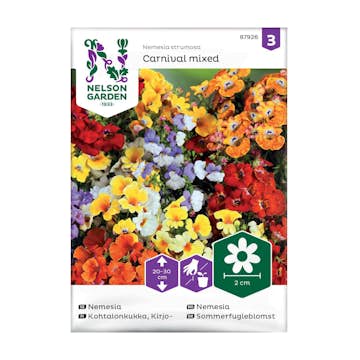 Frö Nemesia Nelson Garden Carnival Mix