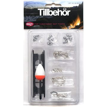 Fiskekrok Briv Paket Med Krok & Sänke + Lina