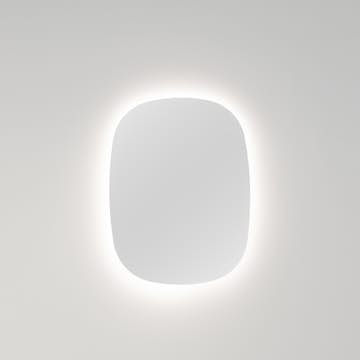 Badrumsspegel Macro Design Vega Oval Ambilight med Bakgrundsbelysning