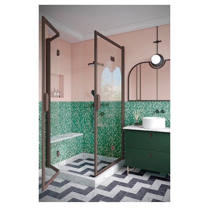 Duschhörn Hietakari Bläk 899 New York Vikbara Dörrar