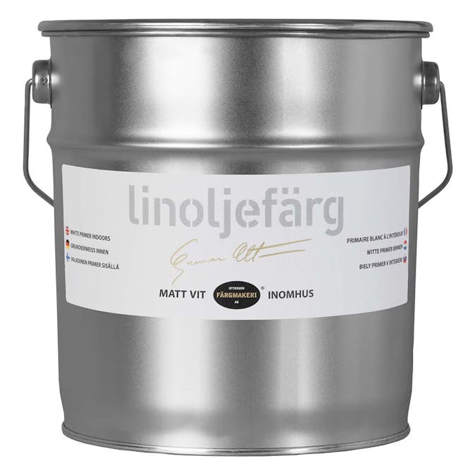Linoljefärg Ottosson Matt Vit