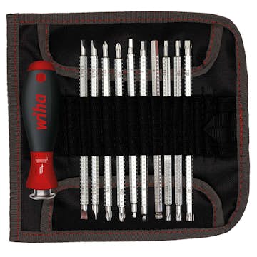 Skruvmejselset Wiha Vändbar Klinga 12-Delar