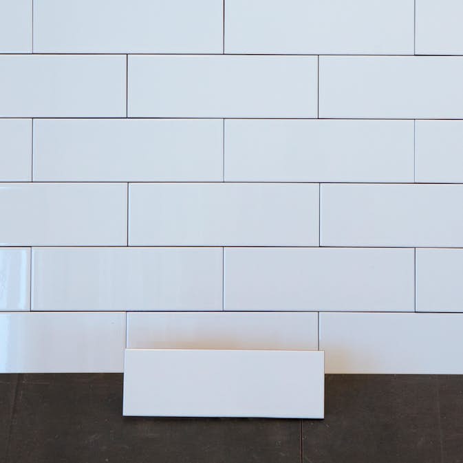 Kakel Arredo Color Pure Vit Blank 10x30 cm