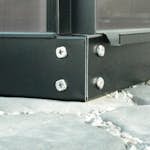 Stålsockel Vitavia 7,8 kvm 60 mm Svart