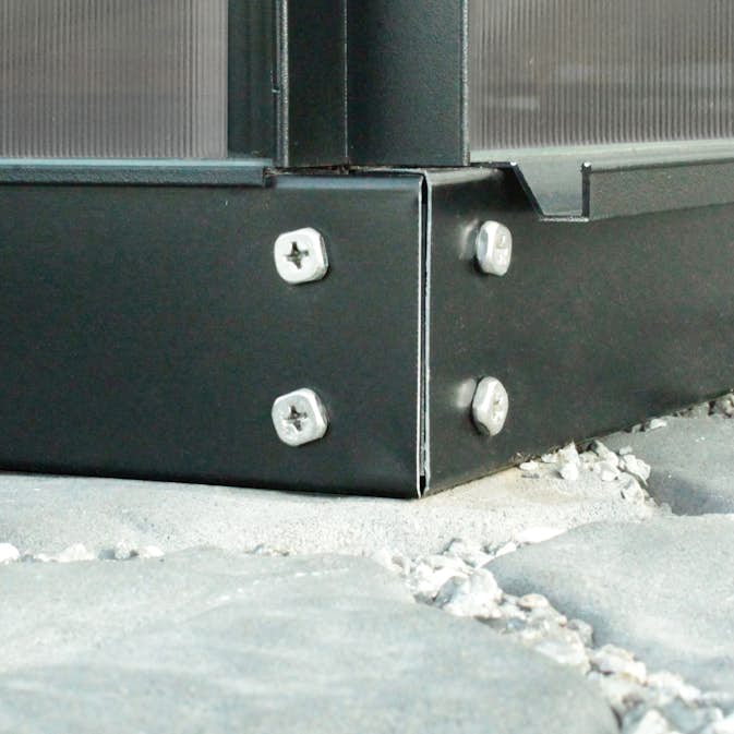 Ståslsockel Vitavia 5,2 kvm 60 mm Svart