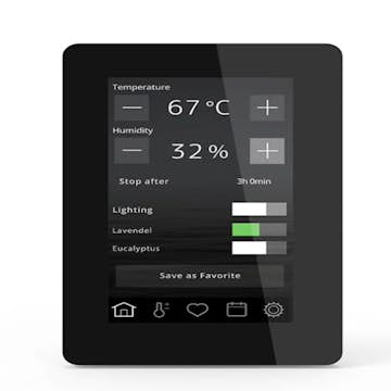 Manöverpanel Tylö Elite Cloud