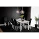 Matstol In Living Viktor Svart & Vit Stol i Läderimitation 2 st