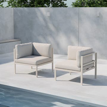 Soffmodul Venture Home Copacabana Hörn Utomhus