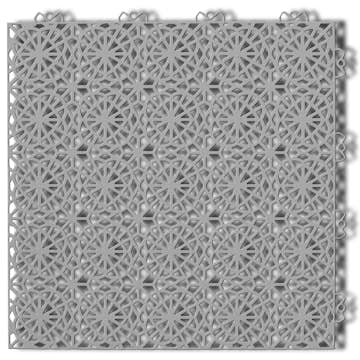 Golvplatta Bergo XL Stone Grey Golvtrall i Plast