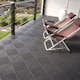 Golvplatta Bergo Unique Graphite Grey Golvtrall i Plast