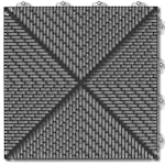 Golvplatta Bergo Unique Graphite Grey Golvtrall i Plast