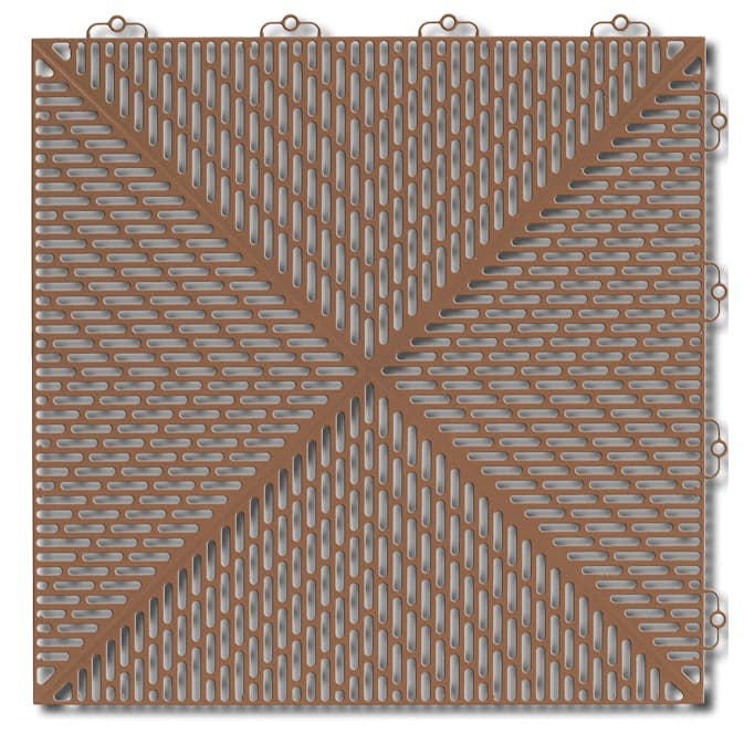 Golvplatta Bergo Unique Cedar Wood Golvtrall i Plast