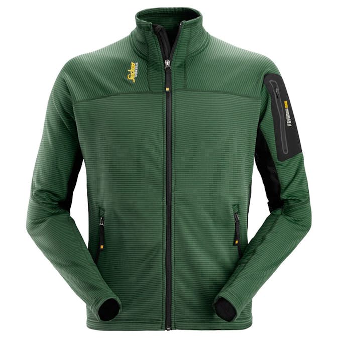 Tröja Snickers Workwear Zip BM Microfl