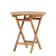 Cafébord Venture Home Kenya Teak Ø70 cm, Robust Träbord för Uteplatsen