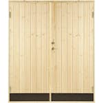 Dubbeldörr Jabo 10° Rak 15,3x19