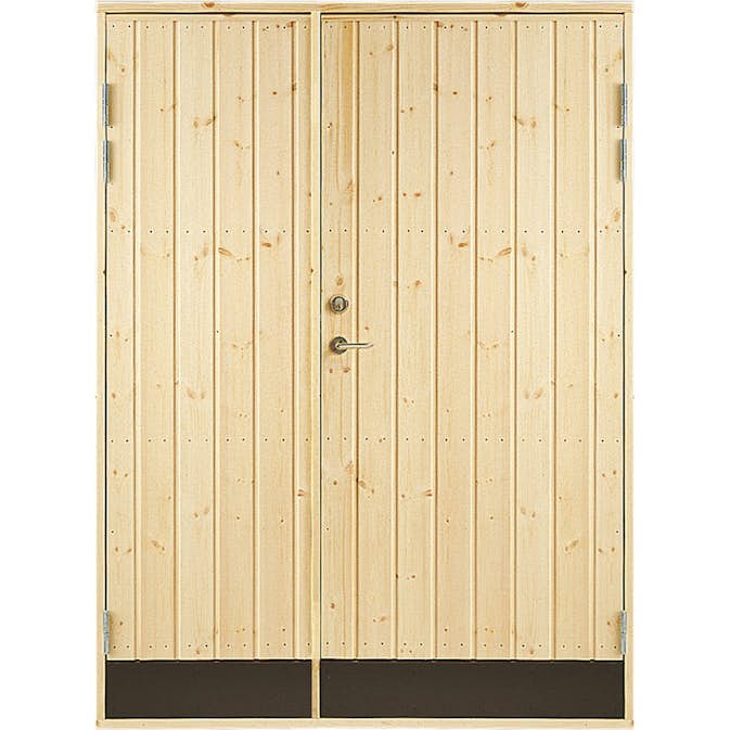 Dubbeldörr Jabo 18° Rak 15,3x19