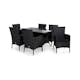Matgrupp Utomhus Comfort Garden 140 Thor Lyx 6 inkl. Dynor