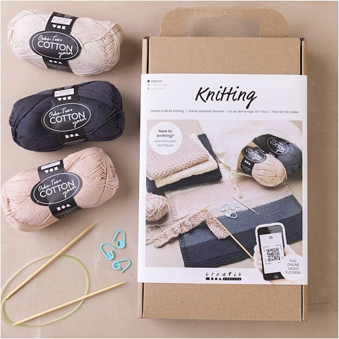 Stickning Creativ Company Start DIY Kit
