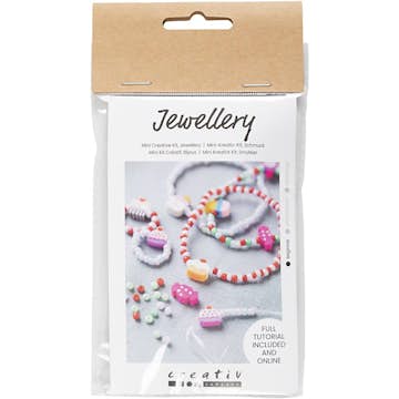 Smycken Creativ Company Mini DIY Kit  Elastiskt Armband och Ring