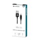 USB-A Champion till Lightning Kabel 1m Svart