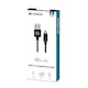 USB-A Champion till Lightning Kabel 3m Svart